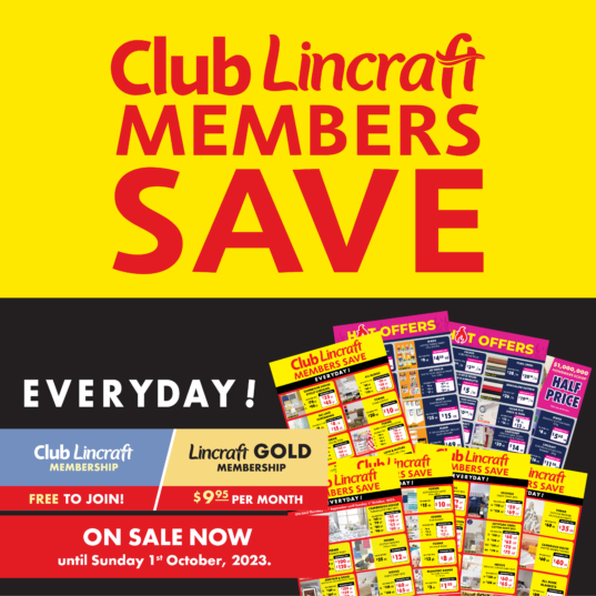 CLub Lincraft NZ Members Sale on now!