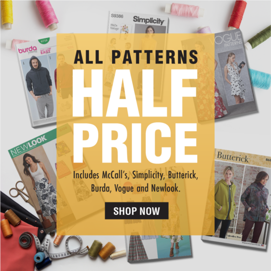 Lincraft Fabric and Pattern SALE!