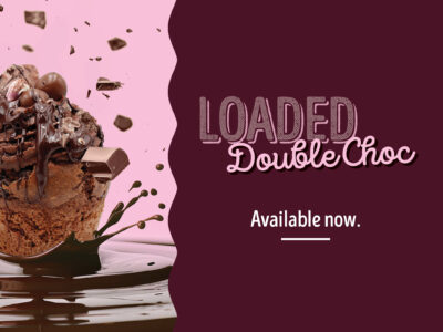 The Loaded Double Choc Muffin!