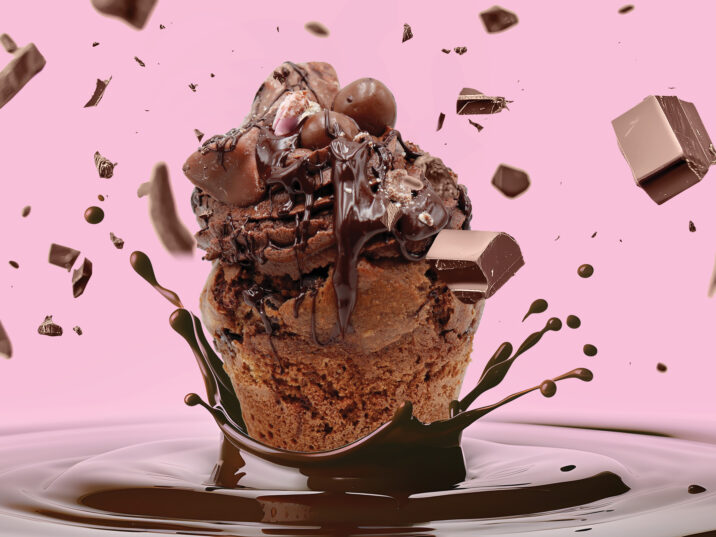 The Loaded Double Choco Muffin – available until the 12th July!